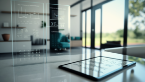 Door industry KPI widgets and diagrams displayed through source code for metrics and infrastructure analysis.