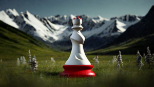 A chess king made of technical ceramics, in pure white with very fine red accents, symbolizing the precision and quality of the company's products. The image is featured on the redesigned website, launched to align with the parent company's branding and content guidelines.